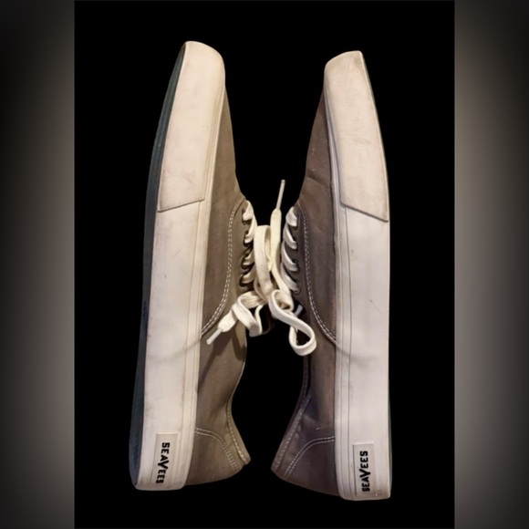 SeaVees Men's Lace-Up Sneakers - Gray & White - Picture 3 of 4